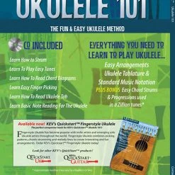 Hal Leonard Ukulele 101 The Fun & Easy Ukulele Method Book W/CD Books & AV