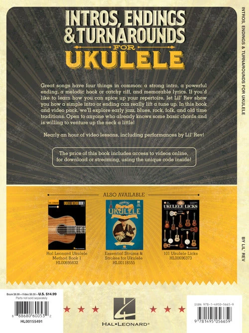Hal Leonard Intros, Endings & Turnarounds For Ukulele