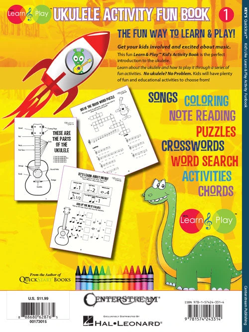 Hal Leonard Kid's Uke Activity Fun Book Books & AV