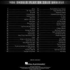 Hal Leonard First 50 Songs You Should Play On Solo Ukulele