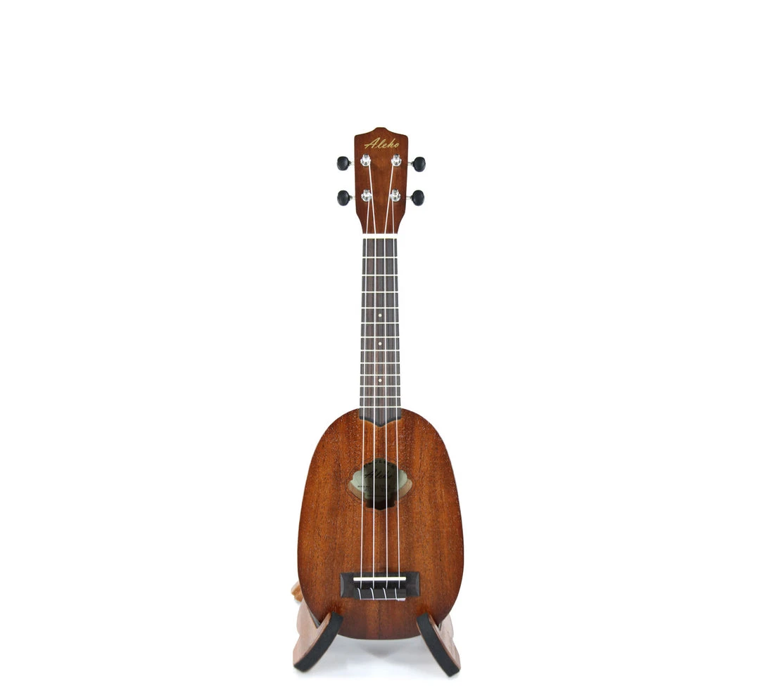 Aleho Mahogany Pineapple Soprano Ukulele (ALUP-M)
