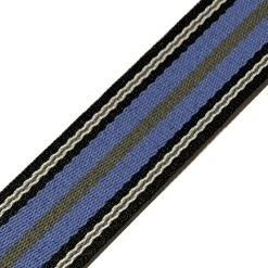 Renegade Accessories Ukulele Strap STRAP/SD25 Blue Grey Stripes