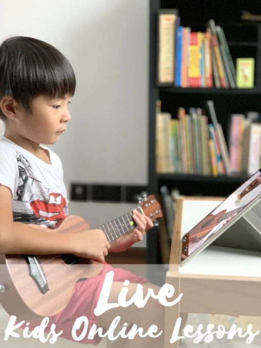 UKULELE MOVEMENT Lessons Live Online Kids Ukulele Course (1-to-1)