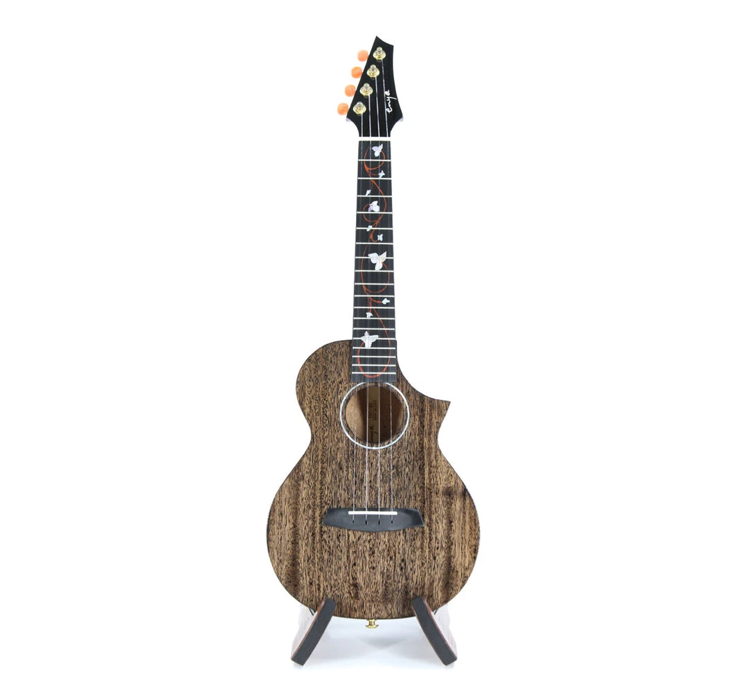 Ukuleles Enya All-Solid Mahogany Tenor Ukulele EUT-M6/BLK (Black)