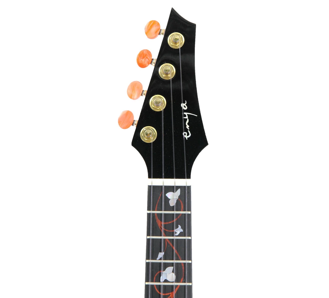 Ukuleles Enya All-Solid Mahogany Tenor Ukulele EUT-M6/BLK (Black)