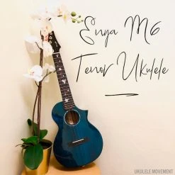 Ukuleles Enya All-Solid Mahogany Tenor Ukulele EUT-M6/BLUE (Blue)