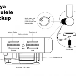Enya All-Solid Mahogany Tenor Ukulele (EUT-M6)