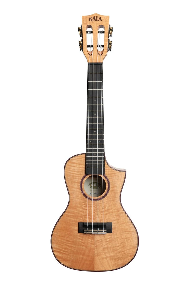 Kala All Solid Flame Maple Concert Cutaway Ukulele (KA-ASFM-C-C) Ukuleles