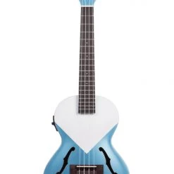 Kala Archtop Tenor Ukulele With Pickup (Lake Shore Blue)