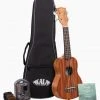 Kala Mahogany Ukulele Bundle (KA-15 Series - 3 Sizes) Ukuleles