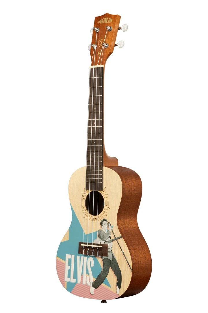 Ukuleles Kala Learn-To-Play Concert Ukulele Starter Kit (Elvis Rockabilly)