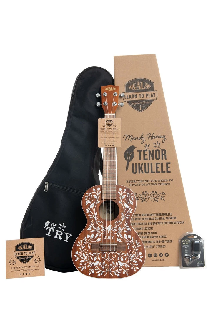 Ukuleles Kala Learn-To-Play Signature Series Tenor Ukulele (Mandy Harvey Signature)