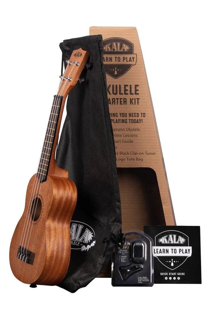 Kala Learn-To-Play Ukulele Starter Kit (3 Sizes) Ukuleles