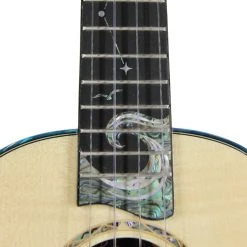 Kai Ukulele Ukuleles Kai All Solid Flame Maple Tenor Ukulele (KT-DB)