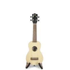 Ukuleles MyLeho Solid Spruce Top Soprano Ukulele (Metal Black)
