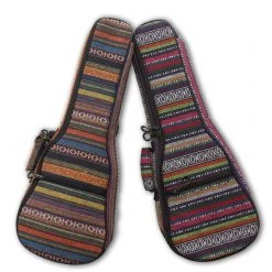 UKULELE MOVEMENT Padded Ukulele Gigbag (Colourful Woven)