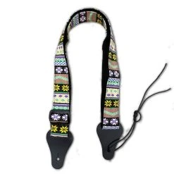 Renegade Accessories Ukulele Strap STRAP/SD36 Yellow Flower