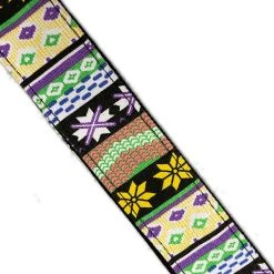 Renegade Accessories Ukulele Strap STRAP/SD36 Yellow Flower