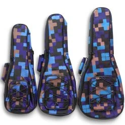 UKULELE MOVEMENT Padded Ukulele Gigbag (Tetris Print)