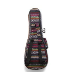 UKULELE MOVEMENT Padded Ukulele Gigbag (Colourful Woven)