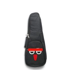 UKULELE MOVEMENT Accessories Padded Ukulele Gigbag (Black With Face)