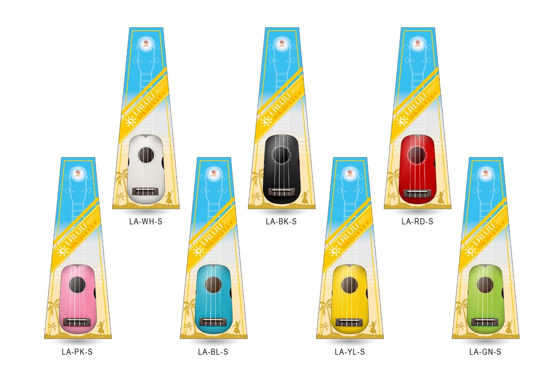 LALUU Coloured Ukulele (Soprano/Concert)