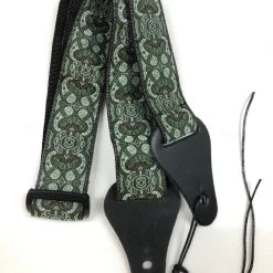 Renegade Accessories Ukulele Strap STRAP/SD18 Green Jacquard