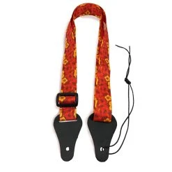 Renegade Ukulele Strap STRAP/SD11 Red Hibiscus Accessories