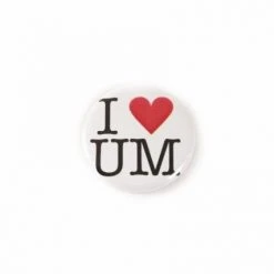 Accessories UM Badge - I Love UM